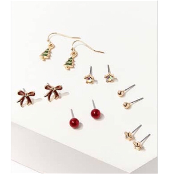 Pearl Gold Tone Double Hoop Oval Drop Earrings NWT - Picture 4 of 11